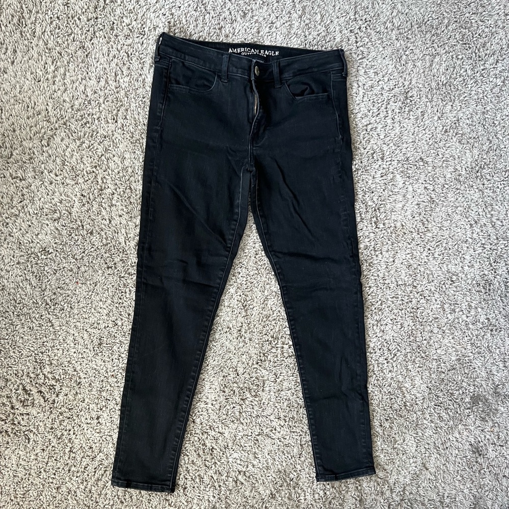 Size 12 Long American eagle black jegging